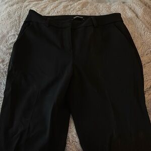 Express columnist ankle mid rise size 2 regular black dress pants